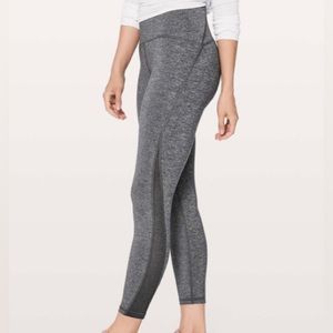 lululemon Luxtreme Train Times 7/8 Pant Heather Black NWT